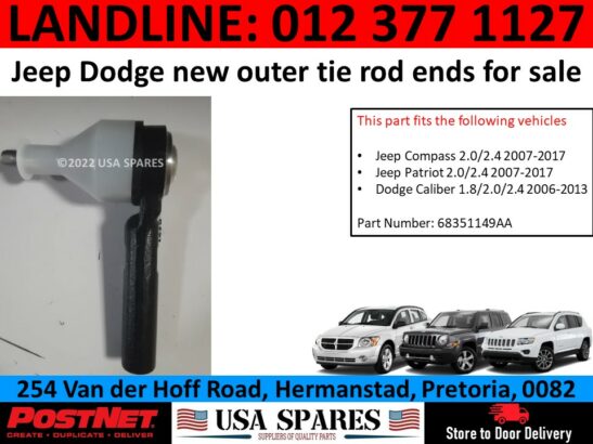 Jeep Patriot new outer tie rod ends for sale for sale