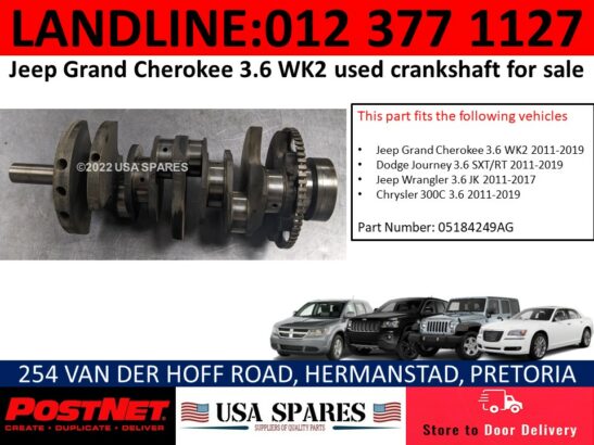 Jeep Grand Cherokee 3.6 WK2 used crankshaft for sale
