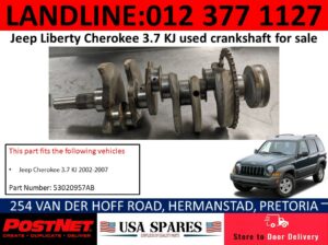 Jeep Cherokee Liberty 3.7 KJ used crankshaft for sale