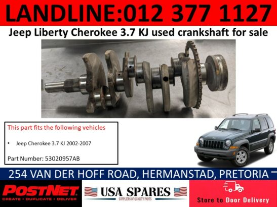 Jeep Cherokee Liberty 3.7 KJ used crankshaft for sale