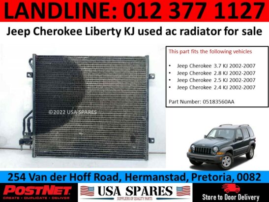 Jeep Cherokee Liberty KJ used aircon radiator for sale