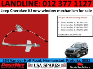 Jeep Cherokee Liberty KJ used window mechanism for sale