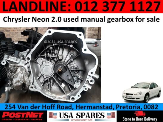 Chrysler 2.0 used manual gearbox for sale