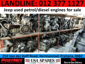Jeep used petrol/diesel engines for sale