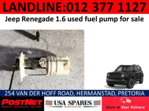Jeep Renegade 1.6 used fuel pump for sale