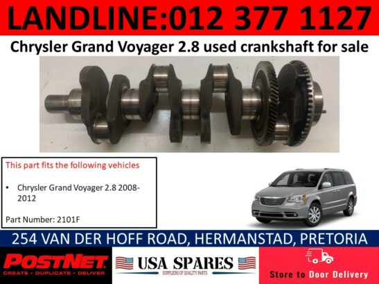 Chrysler Grand Voyager 2.8 used crankshaft for sale