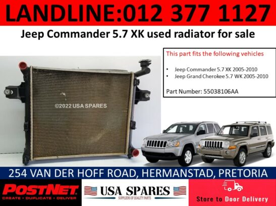 Jeep Commander 5.7 XK used radiator for sale