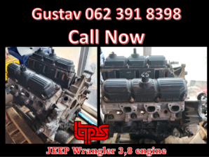 Jeep Wrangler 3.8 engine and spares parts for sale