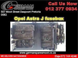 Opel Astra J used fusebox and spare parts for sale