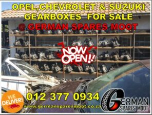 Opel Chev and suzuki used gearboxes and spares parts for sale