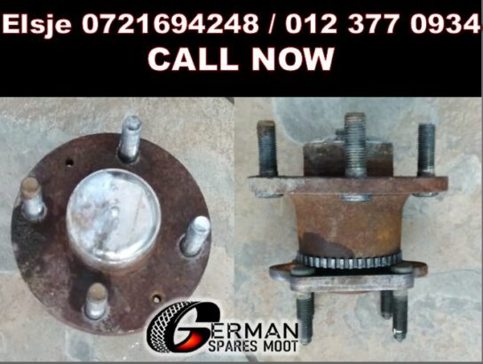 Chev Aveo used hub and spare parts for sale German Spares Moot