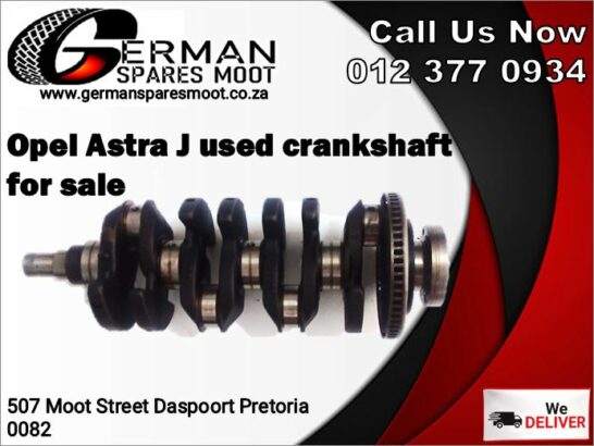 Opel Astra J used crankshaft and spare parts for sale