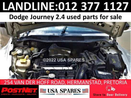 Dodge Journey 2.4 SXT petrol used engine spares parts for sale