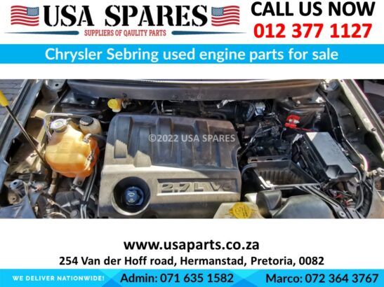 Chrysler Sebring 2.7 new & used engine spares parts for sale