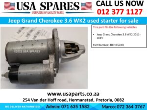 Jeep Grand Cherokee 3.6 WK2 used motor for sale