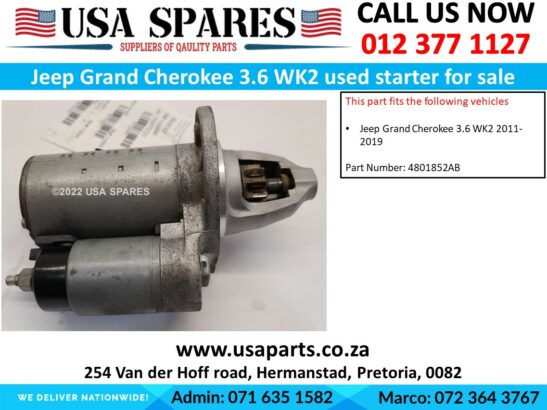 Jeep Grand Cherokee 3.6 WK2 used motor for sale