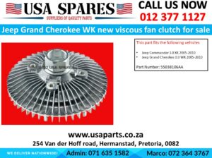 Jeep Grand Cherokee WK/WH new viscous fan clutch for sale