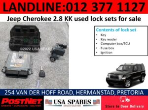 Jeep Cherokee 2.8 KK used lockset parts for sale