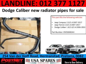 Jeep Compass 2007-2017 new radiator pipe top hose for sale