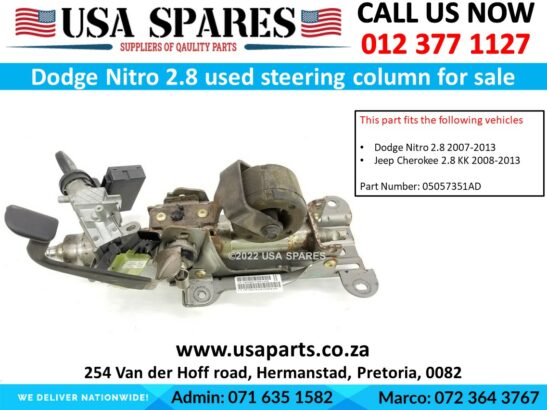 Dodge Nitro 2.8 used steering column for sale