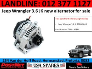 Jeep 6.4 SRT8 new alternator for sale