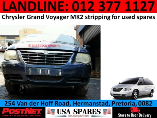 Chrysler Grand Voyager MK2 2004 stripping for used spares for sale