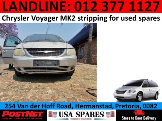 Chrysler Voyager stripping for used spares for sale
