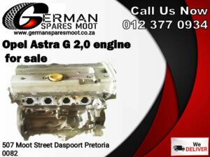 Opel Astra G 2.0 used engine and spare for sale