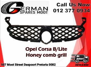 Opel Corsa Lite new honey comb grill and spares for sale