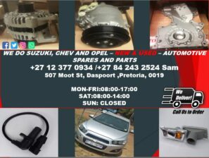 Chev opel and suzuki new and used spares and parts for sale