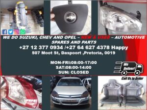 New and used spares parts on opel chev and suzuki