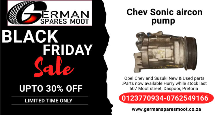 Chev Sonic used aircon pump and spares for sale