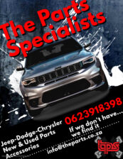 Jeep Dodge and Chrysler new and used spare pare parts and accessories for sale