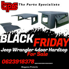 Jeep Wrangler 4door hardtop and spare parts for sale-Black Friday special