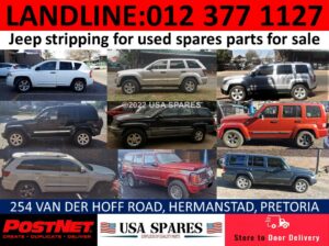 Jeep stripping for used spares parts for sale