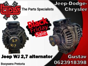 Jeep WJ 2.7 used alternator and spare parts for sale