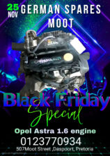 Opel Astra 1.6 used engine and spare parts for sale-black friday special