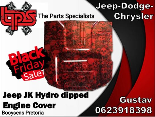 Jeep JK Hydro dipped engine cover-new and used parts and accessories