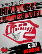 Jeep Wrangler JK aluminium loop grab handle set and parts for sale