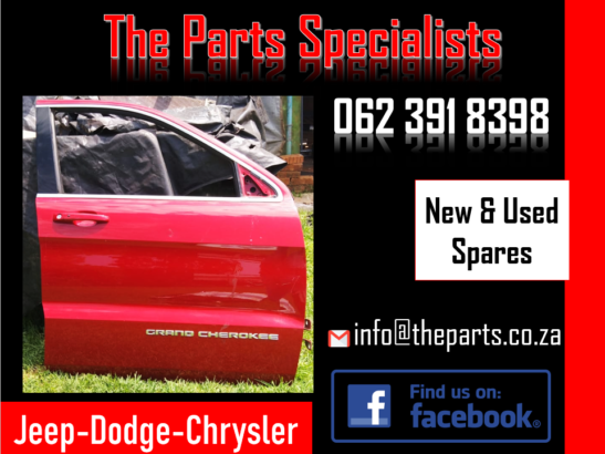 Jeep Grand Cherokee SRT front door shell and parts for sale