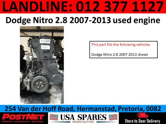 dodge nitro 2.8 diesel used engine for sale