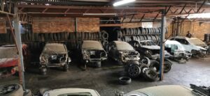 Jeep stripping for used spares parts for sale