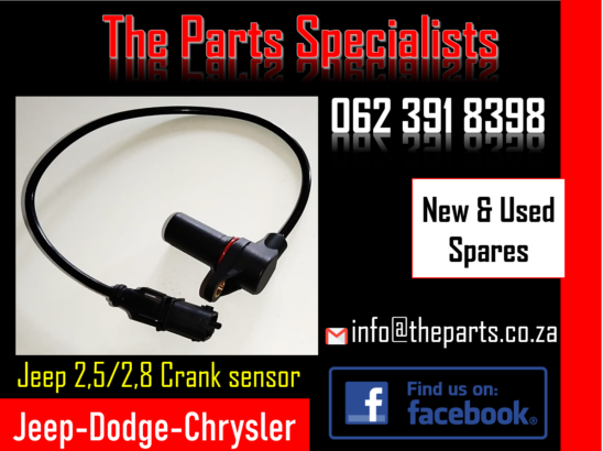 Jeep new and used parts for sale- 2.5/2.8 new crank sensor