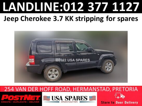 Jeep Cherokee 3.7 KK stripping for spares