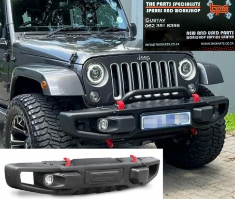 Jeep Wrangler steel front bumper and spares for sale
