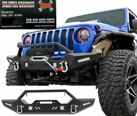 Jeep Wrangler new front bumper and spares for sale