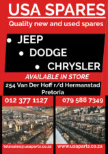 Jeep, Dodge and Chrysler parts and spares.