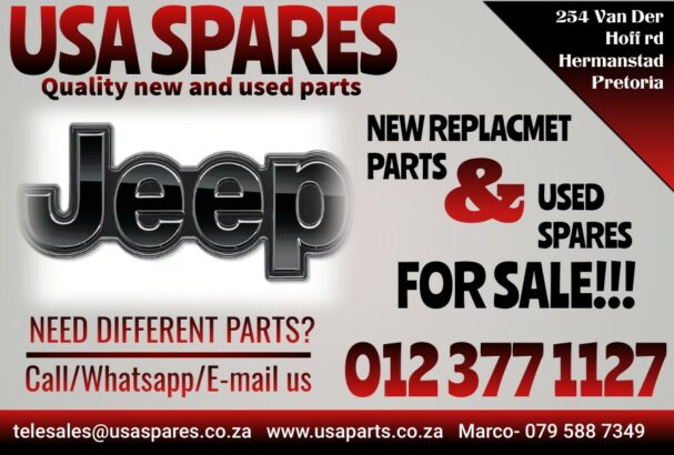 NEW AND USED JEEP PARTS. USA SPARES Contact us now for the best deals. Landline: 0