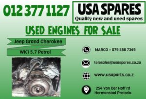 Jeep Grand Cherokee WK1 5.7 Petrol Engine for sale.