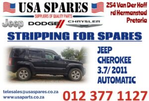 JEEP CHEROKEE 3.7/ 2011 AUTOMATIC. STRIPPING FOR SPARES.